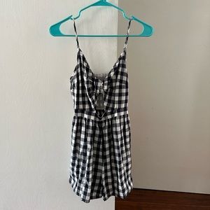 American Eagle Outfitters gingham romper
